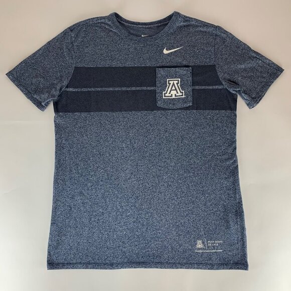 Arizona Wildcats NCAA Blue Nike Short Sleeve Crewneck Shirt Mens Large - Picture 1 of 7